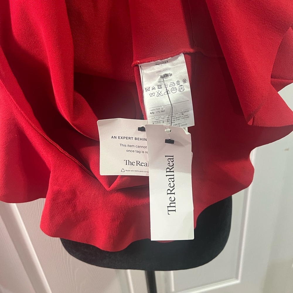 NWD VALENTINO GARAVANI RUFFLE KNIT DRESS - Picture 6 of 9